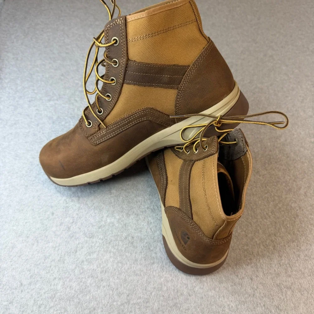 Carhartt Force 5-Inch Lightweight Sneaker Boots Brown Leather FA5415-M Mens 11.5